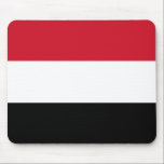Alfombrilla De Ratón Bandera de Yemen<br><div class="desc">Productos de bandera mundial de personalizable - Por favor,  no dude en añadir su propio texto.</div>
