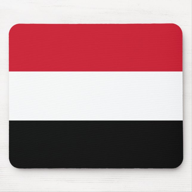 Alfombrilla De Ratón Bandera de Yemen (Frente)