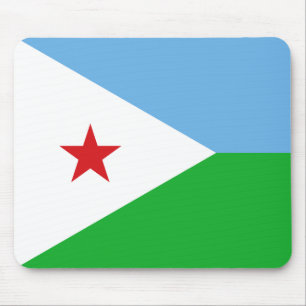 Alfombrilla De Ratón Bandera de Yibuti