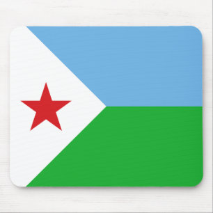 Alfombrilla De Ratón Bandera de Yibuti
