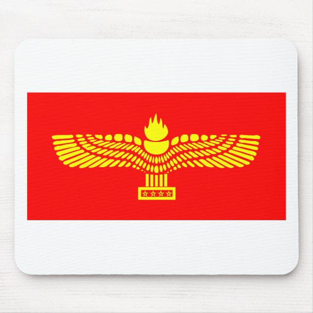 Alfombrilla De Ratón Bandera del Aramaic de Syriac (Frente)