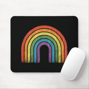 Alfombrilla De Ratón Bandera del arcoíris LGBTQ Orgullo gay Aliado de l