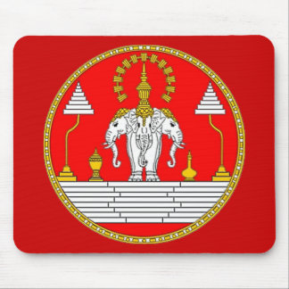 ALFOMBRILLA DE RATÓN BANDERA DEL ELEFANTE PRINCIPAL DE LAOS TRES