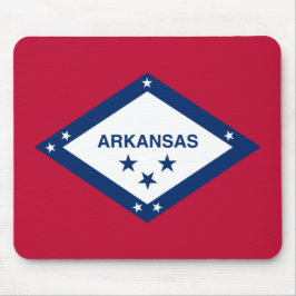 Alfombrilla De Ratón Bandera del estado de Arkansas