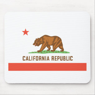 Alfombrilla De Ratón Bandera del estado de California