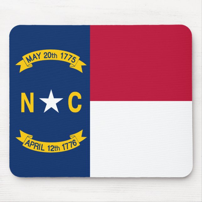 Alfombrilla De Ratón Bandera del Estado de Carolina del Norte (Frente)