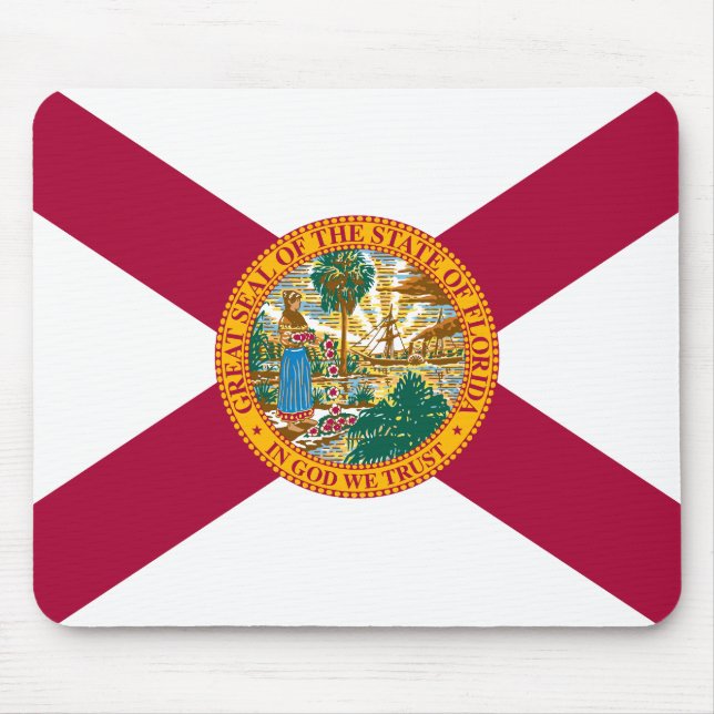 Alfombrilla De Ratón Bandera del estado de Florida (Frente)