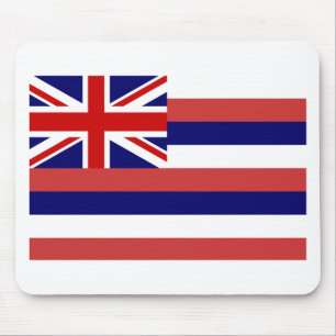 Alfombrilla De Ratón Bandera del estado de Hawaii