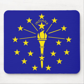 Alfombrilla De Ratón Bandera del estado de Indiana
