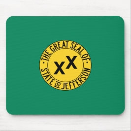 Alfombrilla De Ratón Bandera del Estado de Jefferson propuesto en Estad