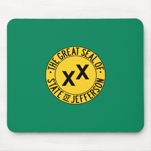 Alfombrilla De Ratón Bandera del Estado de Jefferson propuesto en Estad (Frente)