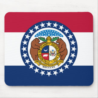 Alfombrilla De Ratón Bandera del estado de Missouri