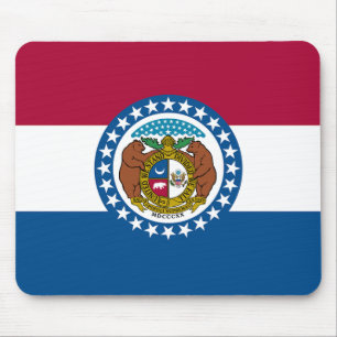 Alfombrilla De Ratón Bandera del estado de Missouri