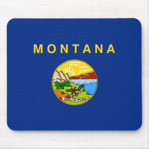Alfombrilla De Ratón Bandera del Estado de Montana