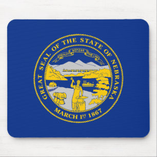 Alfombrilla De Ratón Bandera del Estado de Nebraska