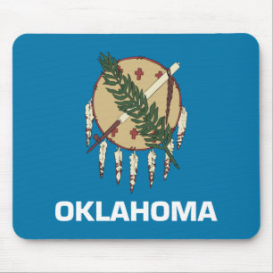 Alfombrilla De Ratón Bandera del estado de Oklahoma