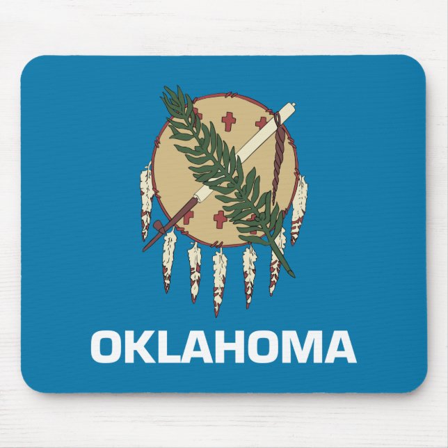 Alfombrilla De Ratón Bandera del estado de Oklahoma (Frente)