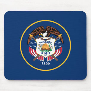 Alfombrilla De Ratón Bandera del estado de Utah