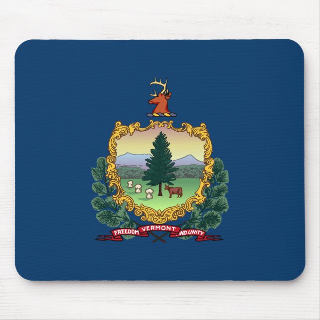 Alfombrilla De Ratón Bandera del Estado de Vermont (Frente)