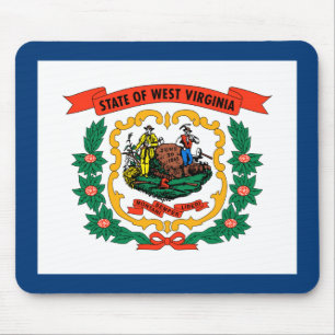Alfombrilla De Ratón Bandera del Estado de Virginia Occidental