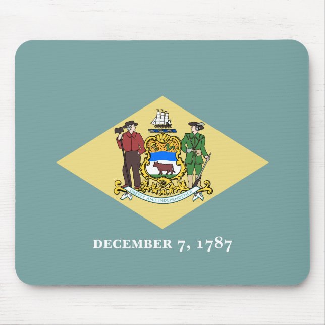 Alfombrilla De Ratón Bandera del estado Delaware (Frente)