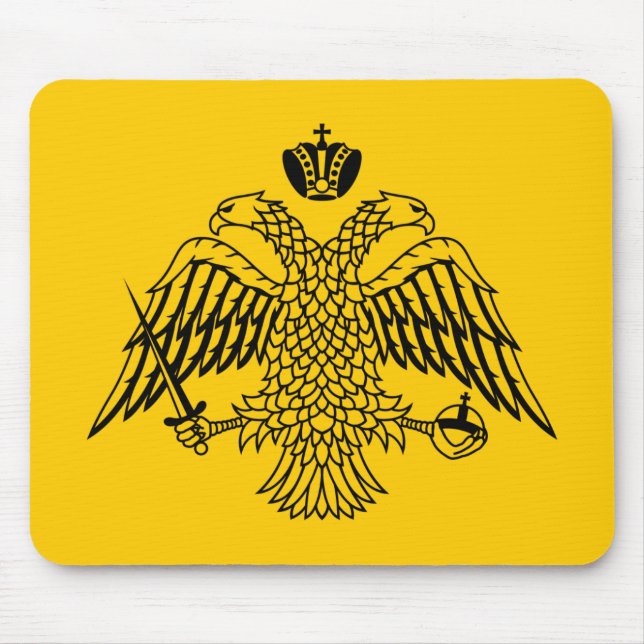 Alfombrilla De Ratón Bandera del imperio bizantino (Frente)