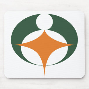 Alfombrilla De Ratón Bandera del Koga, Shiga, Japón