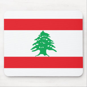 Alfombrilla De Ratón Bandera del Líbano