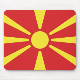 Alfombrilla De Ratón Bandera del Norte de Macedonia