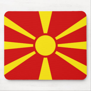 Alfombrilla De Ratón Bandera del Norte de Macedonia