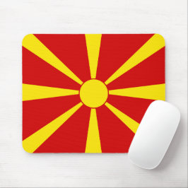 Alfombrilla De Ratón Bandera del Norte de Macedonia