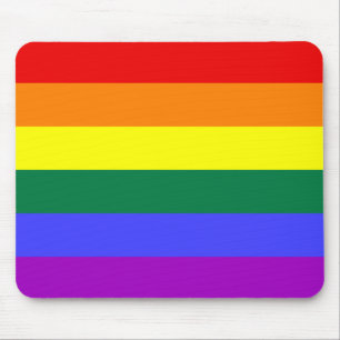 Alfombrilla De Ratón Bandera del Orgullo Arcoiris Mousepad