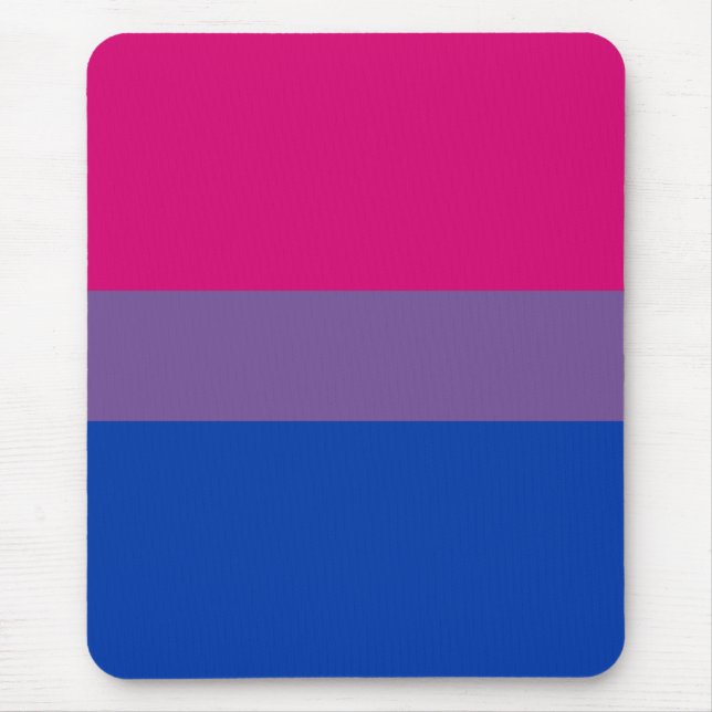 Alfombrilla De Ratón Bandera del Orgullo Bisexual (Frente)