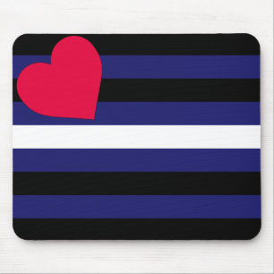 Alfombrilla De Ratón Bandera del Orgullo de Cuero Mousepad