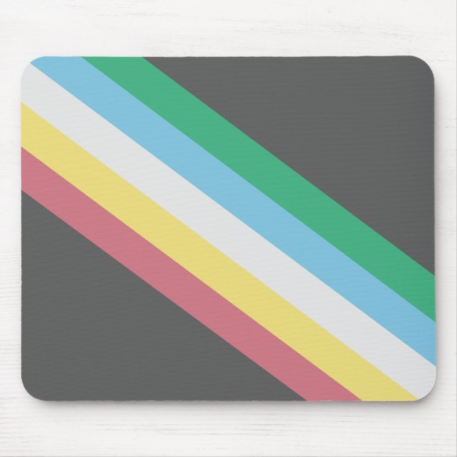 Alfombrilla De Ratón Bandera del Orgullo de la Discapacidad (Frente)