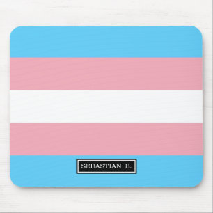 Alfombrilla De Ratón Bandera del orgullo del transexual