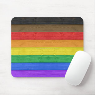 Alfombrilla De Ratón Bandera del orgullo gay inclusiva de SlipperyJoe, 