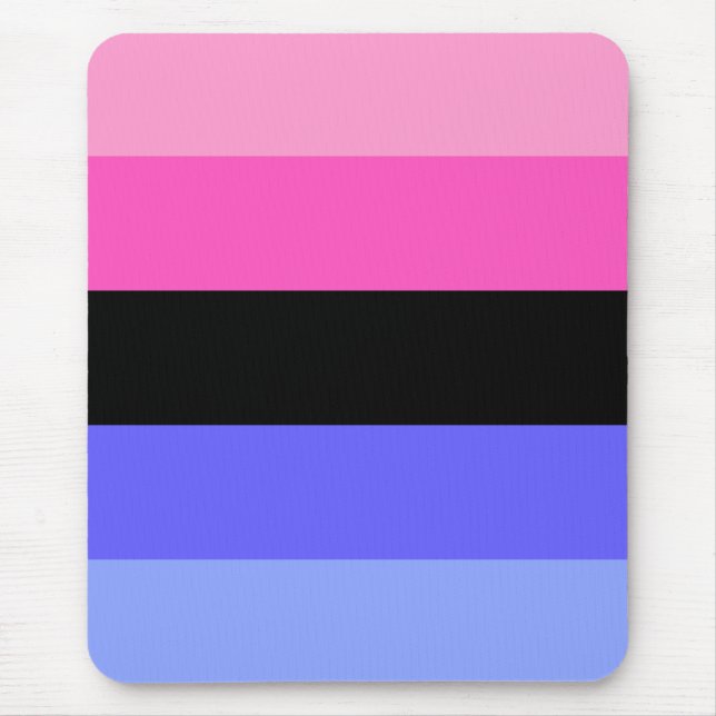 Alfombrilla De Ratón Bandera del Orgullo Omnisexual (Frente)