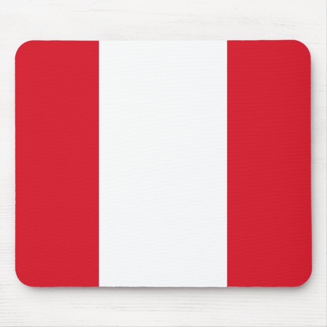Alfombrilla De Ratón Bandera del Perú (Frente)
