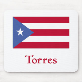 Alfombrilla De Ratón Bandera del puertorriqueño de Torres