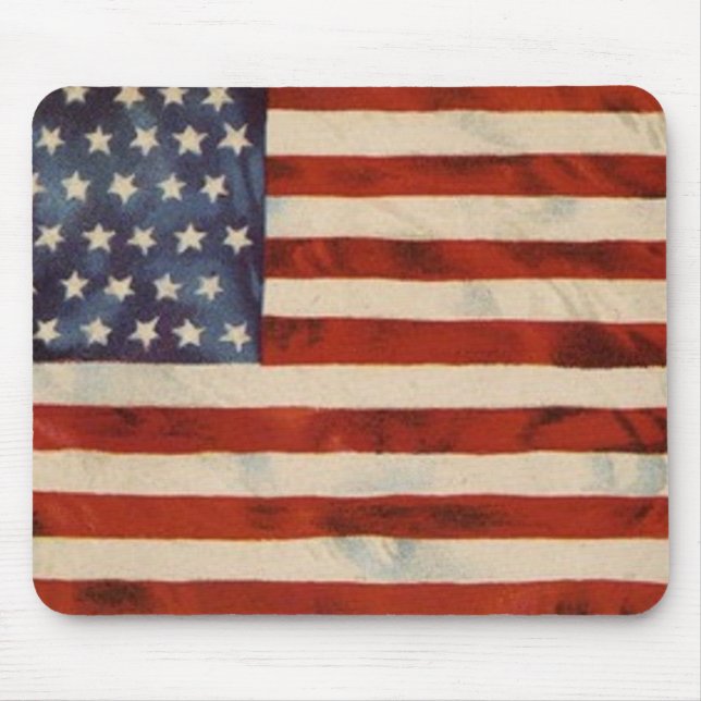 Alfombrilla De Ratón Bandera del vintage - Mousepad (Frente)