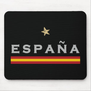Alfombrilla De Ratón Bandera española de hinchas de fútbol de camiseta
