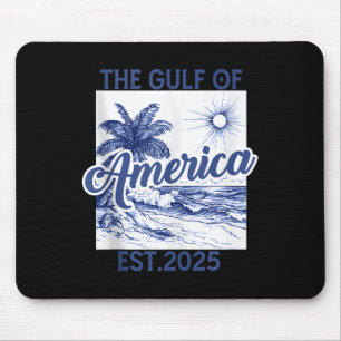 Alfombrilla De Ratón Bandera Estadounidense 2025 Del Golfo Retro De Est
