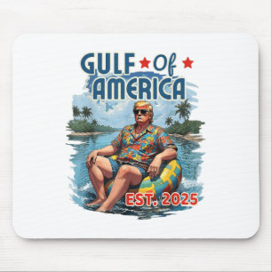 Alfombrilla De Ratón Bandera Estadounidense 2025 Del Golfo Retro De Est