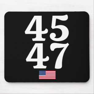 Alfombrilla De Ratón Bandera Estadounidense De Trump 2024