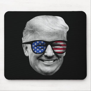 Alfombrilla De Ratón Bandera Estadounidense Donald Trump 4 De Julio