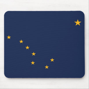 Alfombrilla De Ratón Bandera estatal de Alaska, Estados Unidos