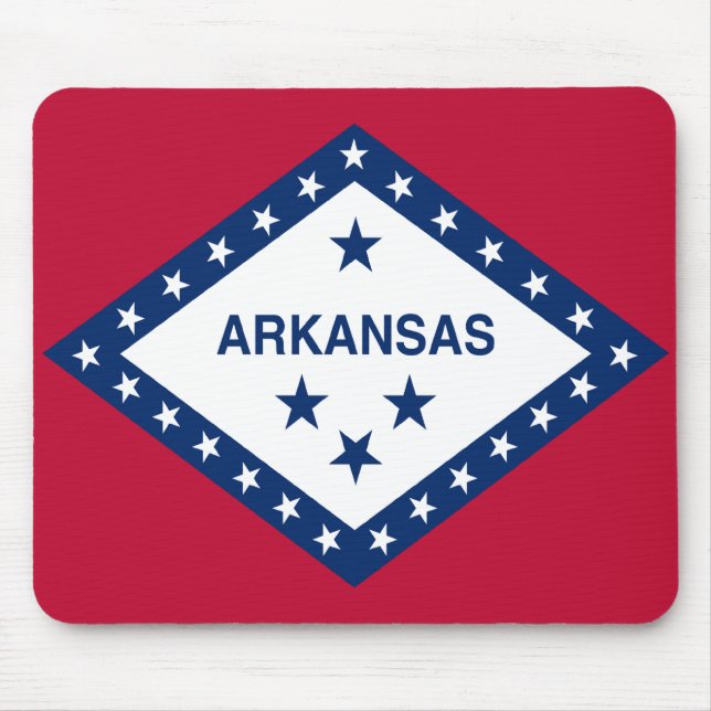 Alfombrilla De Ratón Bandera estatal de Arkansas (Frente)