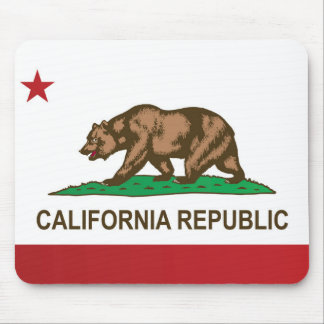 Alfombrilla De Ratón Bandera estatal de California, Estados Unidos