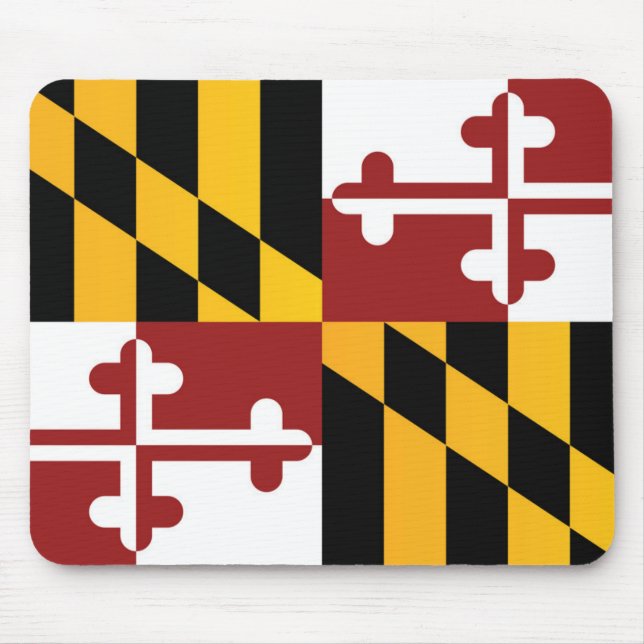 Alfombrilla De Ratón Bandera estatal de Maryland, Estados Unidos (Frente)